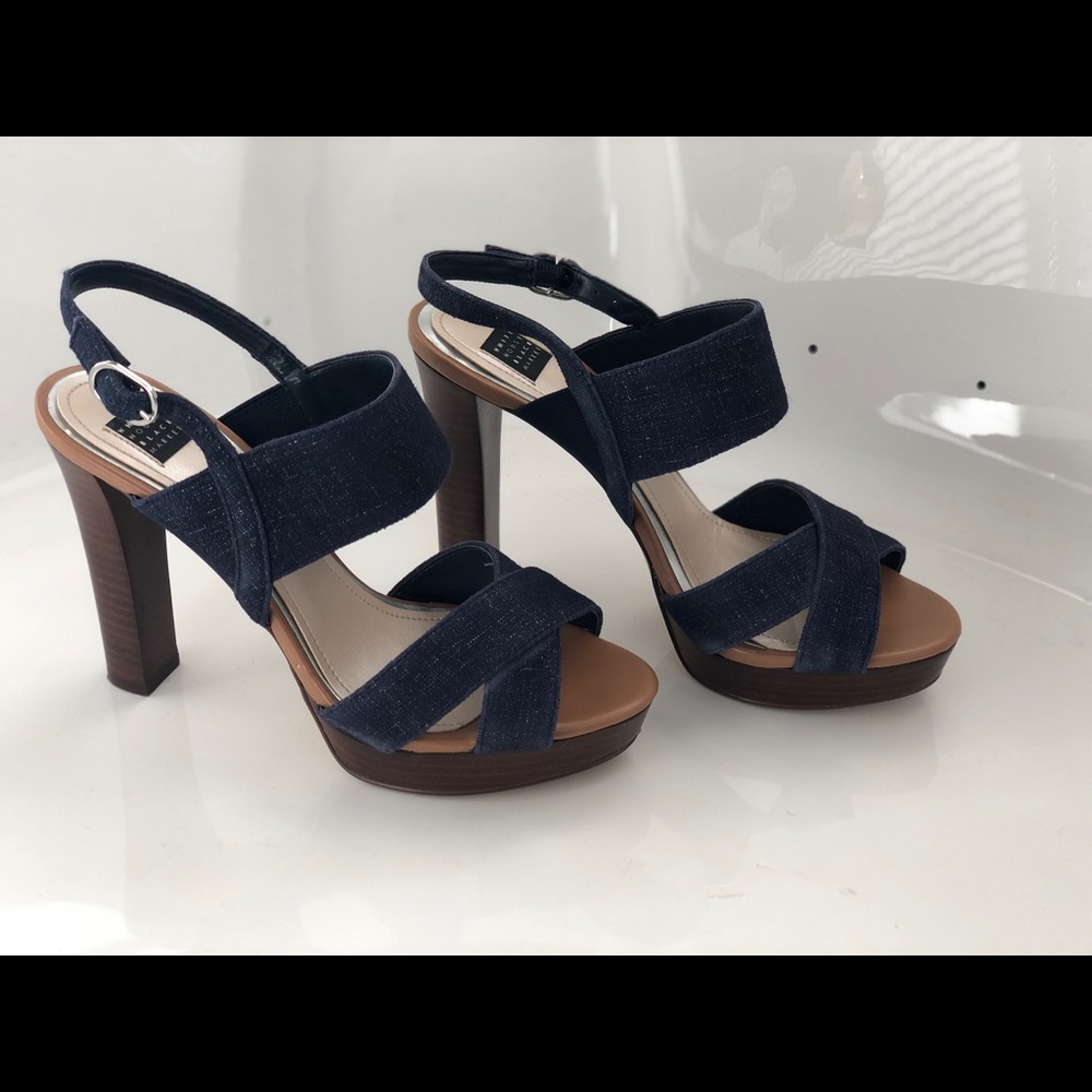 WHBM Stormie Navy heels